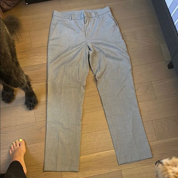 Kenneth Cole Reaction Gray Dress Pants Straight-Leg - Picture 1 of 5